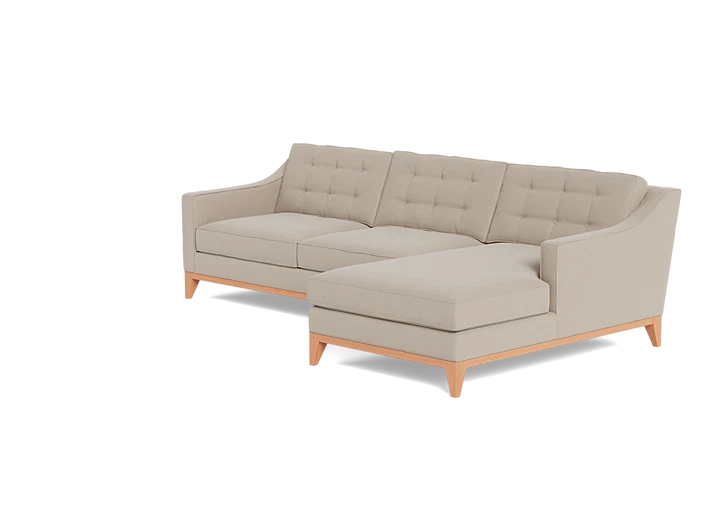 Lawson semi round カウチ Lawson Refined Mid-Century Sofa Chaise – Perch Furniture